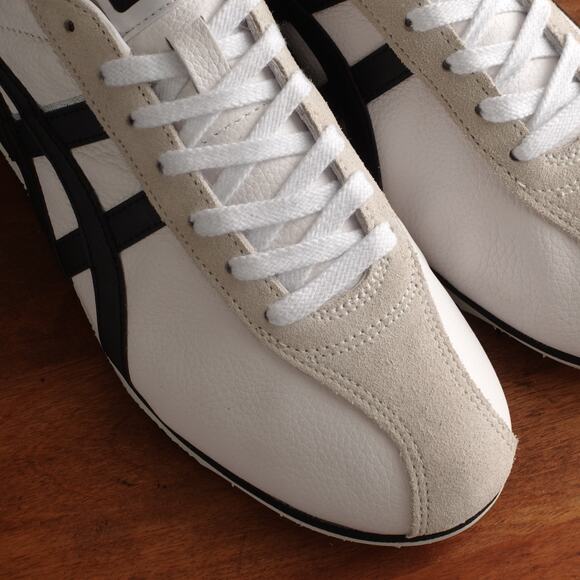 Onitsuka Tiger Sneakers Mens SZ 7.5 White Black FB Trainer Casual Athletic Shoes - Picture 4 of 16